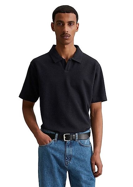 Marc O'Polo DENIM Poloshirt mit feiner Bouclé-Struktur günstig online kaufen