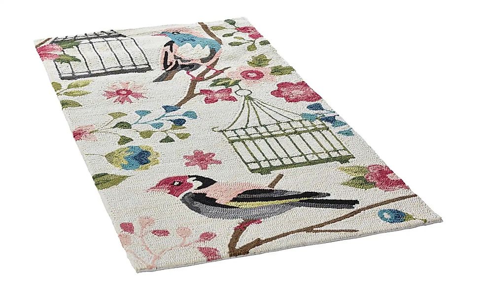 In-und Outdoor-Teppich  Rosetta ¦ weiß ¦ Synthetische Fasern ¦ Maße (cm): B günstig online kaufen