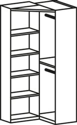 rauch Eckkleiderschrank "Memphis" günstig online kaufen