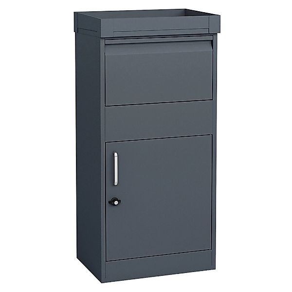 Westmann Paketbox Piet aus Stahl 50 cm x 37 cm x 105 cm Anthrazit günstig online kaufen