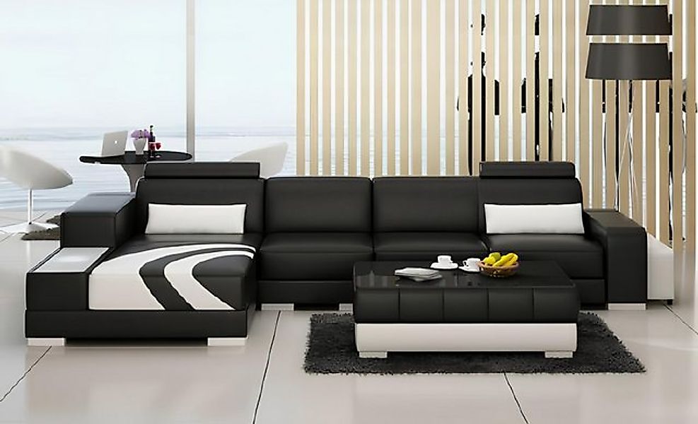JVmoebel Ecksofa Wohnlandschaft Polster Ecke Eck Sofa mit USB,Garnitur Land günstig online kaufen