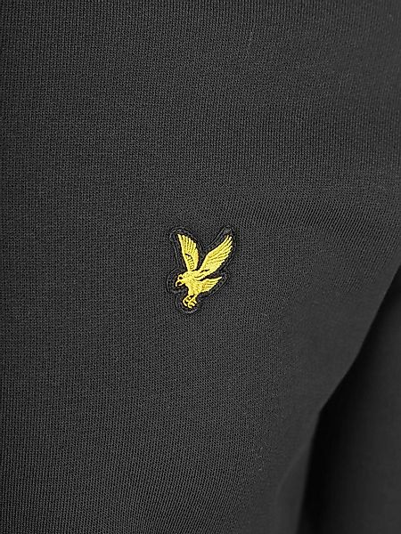 Lyle & Scott Sweat Half Zip Pull Schwarz - Größe M günstig online kaufen