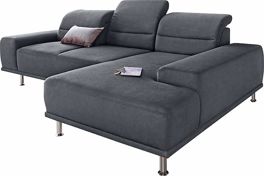sit&more Ecksofa »Mariola L-Form« mit Recamiere und Federkern, inklusive Si günstig online kaufen