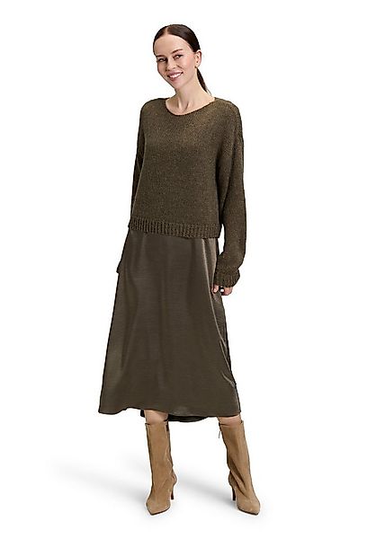 Vera Mont Druckkleid Damen Casual-Kleid zweiteilig Materialmix günstig online kaufen