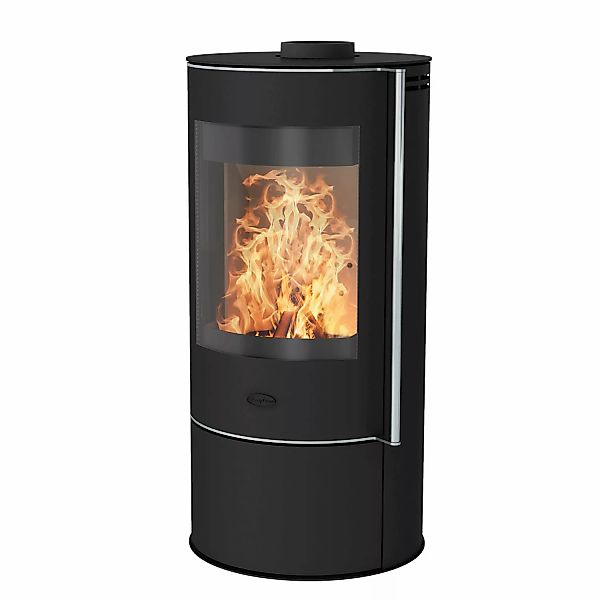 Fireplace Kaminofen RONDALE Stahl Stahl Schwarz 5 kW günstig online kaufen