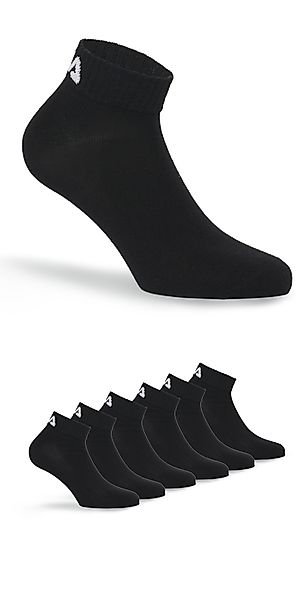 Fila Kurzsocken "UNISEX INVISIBLE PLAIN SOCKS", (6 Paar), Baumwollmischung, günstig online kaufen