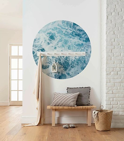 KOMAR Selbstklebende Vlies Fototapete/Wandtattoo - Ocean Twist - Größe 125 günstig online kaufen