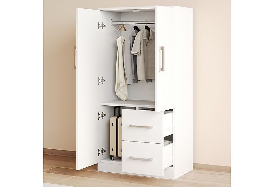 REDOM Kinderkleiderschrank mit Schubladen, mit Doppeltüren,platzsparend, vi günstig online kaufen