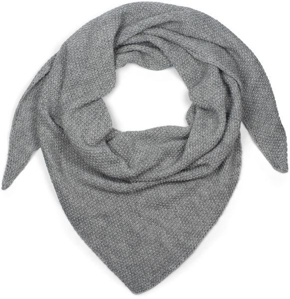 styleBREAKER Dreieckstuch Strick Dreiecktuch Einfarbig, (1-St) günstig online kaufen