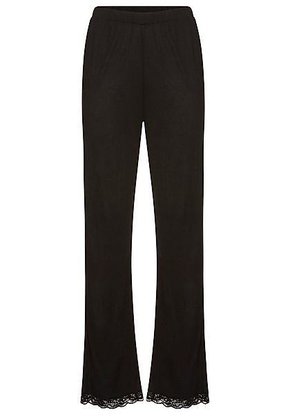 LASCANA Schlafhose (1-teilig) mit Spitzenbesatz am Beinaum günstig online kaufen