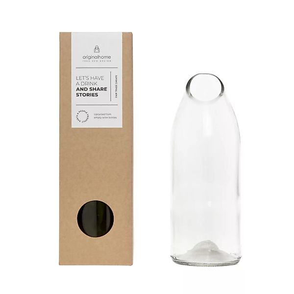Upcycling-glaskaraffe In 2 Farben günstig online kaufen