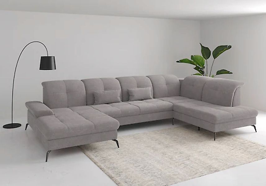 sit&more Wohnlandschaft »Amica«, inkl Sitztiefenverstellung und Armteilvers günstig online kaufen