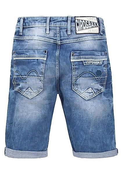 Cipo & Baxx Jeansbermudas in Denim und mit markanten Taschen günstig online kaufen