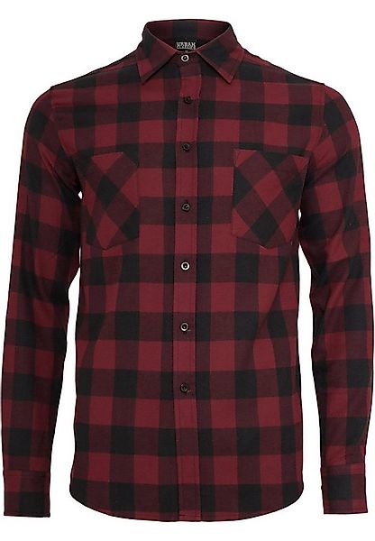 URBAN CLASSICS Kurzarmshirt Urban Classics Herren Checked Flanell Shirt (1- günstig online kaufen