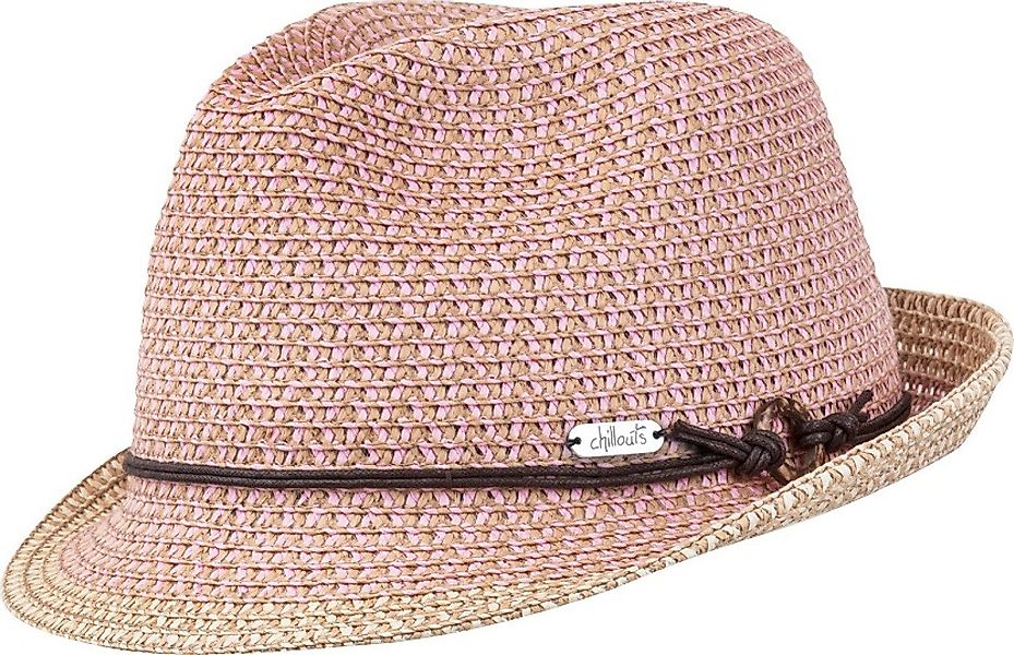 chillouts Strohhut Rimini mit Kunstleder Garnitur günstig online kaufen