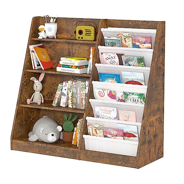 radelldar Bücherregal Kinderregal Spielzeugablage mit 5 günstig online kaufen
