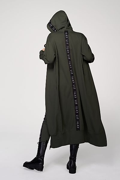 ILAY Lit Kapuzensweatjacke Langer Kapuzen- Sweatmantel, günstig online kaufen