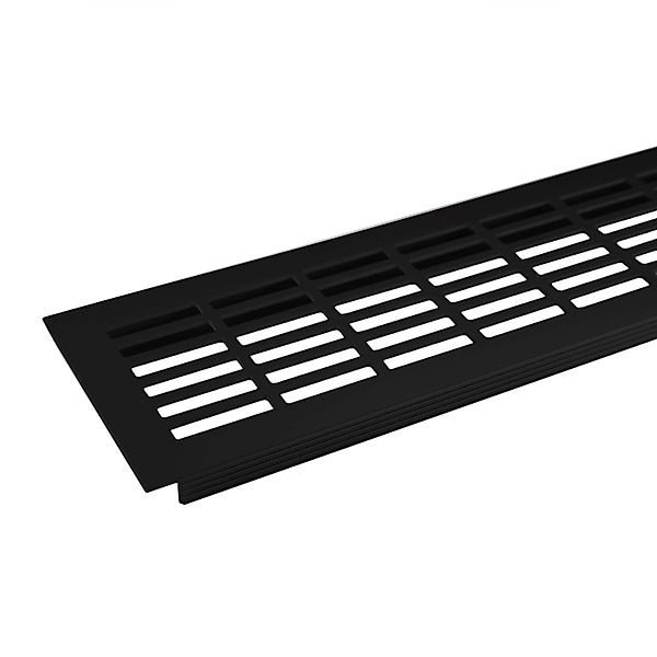 SOTECH Lüftungsgitter Lochblech 480 x 81 mm Schwarz günstig online kaufen