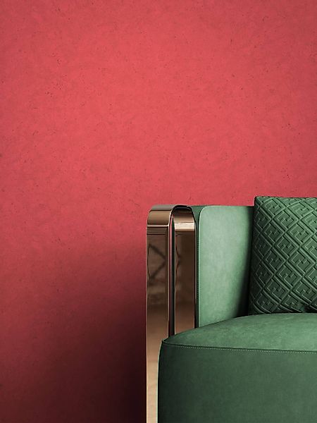 Newroom Vliestapete, Rot Tapete Uni Beton günstig online kaufen