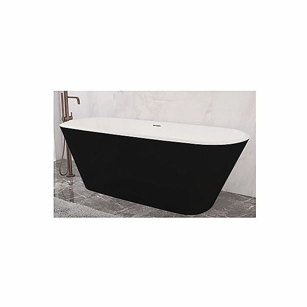 Duschparadies Freistehende Badewanne 150x72x60cm mit Siphon Acryl Set Acryl günstig online kaufen