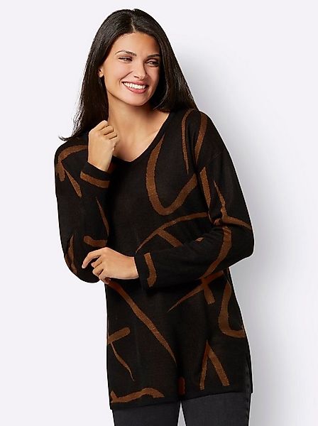 Sieh an! Strickpullover Longpullover . günstig online kaufen