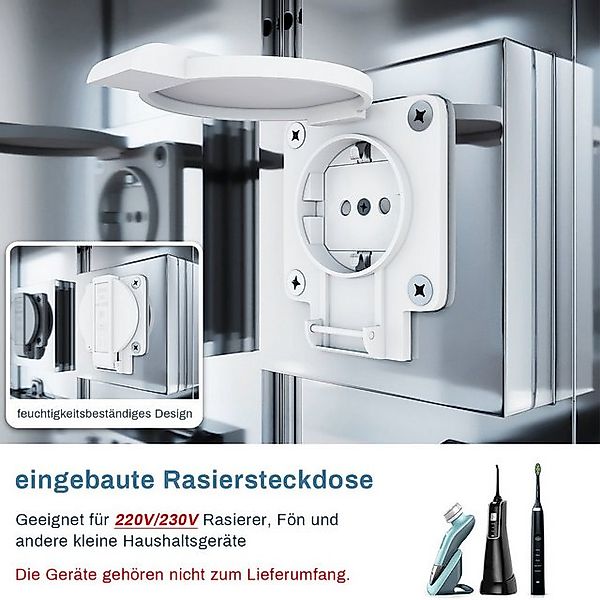 SONNI Spiegelschrank Bad spiegelschränke 3-türig mit günstig online kaufen