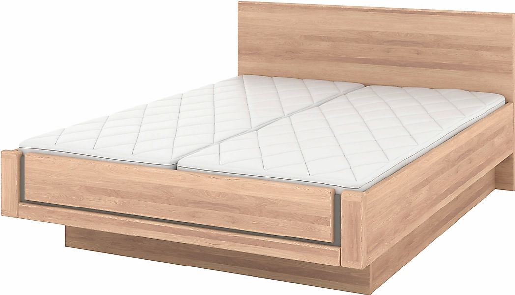 Musterring Holzbett "Sorrent, Bettgestell, Bettrahmen, teilmassiv Eiche", ( günstig online kaufen