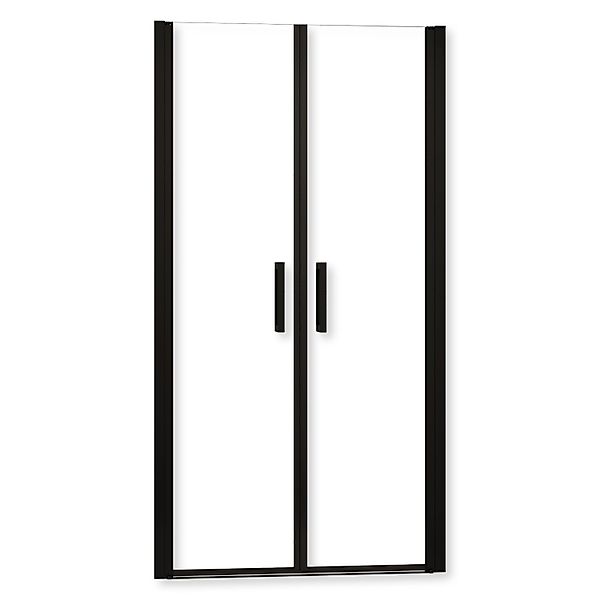AICA Doppeltür 80x200cm Duschabtrennung Nischentür Schwingtür Pendeltür 8mm günstig online kaufen
