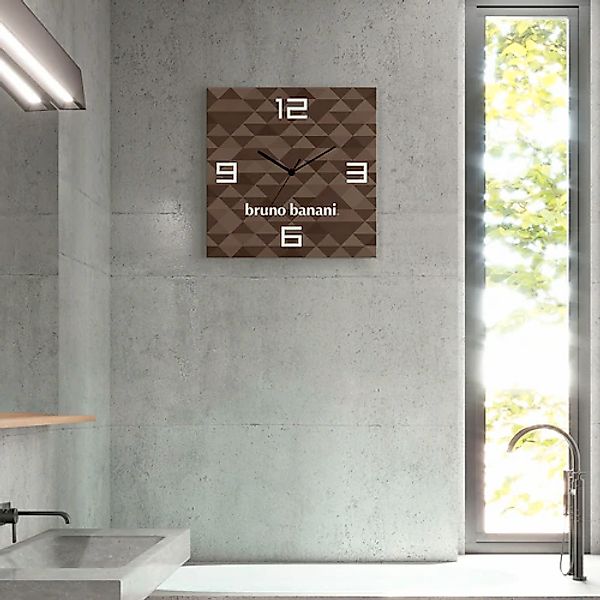 Bruno Banani Wanduhr »Wild Triangle« analog, 30 cm günstig online kaufen