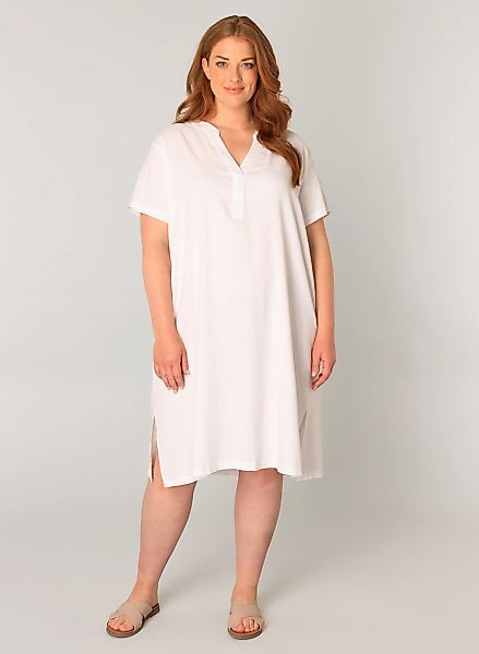 Base Level Curvy Tunikakleid "Yacinthe", mit Leinen günstig online kaufen