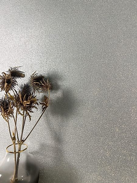 Newroom Vliestapete, Silber Tapete Modern Glanz günstig online kaufen