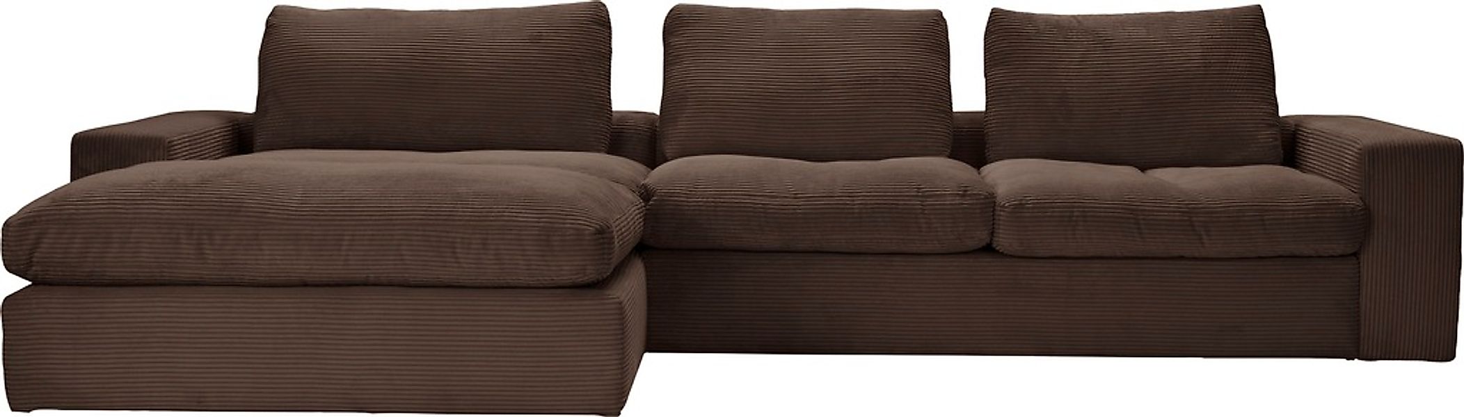 alina Ecksofa »Sandy« mit Recamiere, in modernem Cordstoff günstig online kaufen