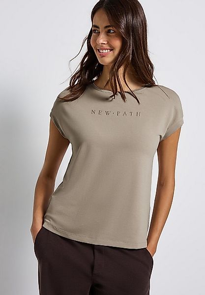 STREET ONE T-Shirt mit Glitzerdetails günstig online kaufen