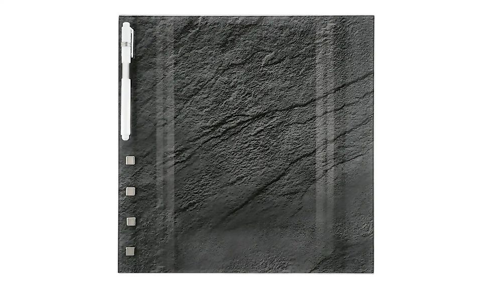 Memoboard 30x30 cm  Schiefer ¦ grau ¦ Maße (cm): B: 30 H: 30 Accessoires > günstig online kaufen