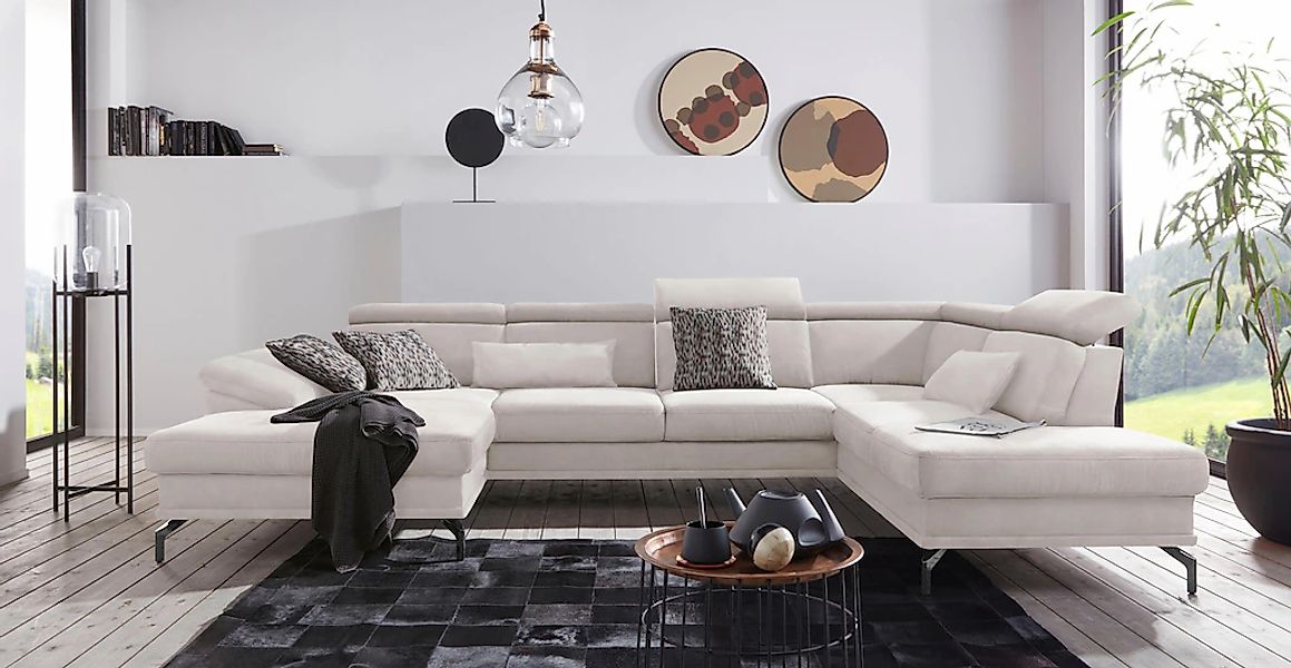 sit&more "Scorpio U-Form" inklusive Sitztiefenverstellung, mit Kopf- und Ar günstig online kaufen