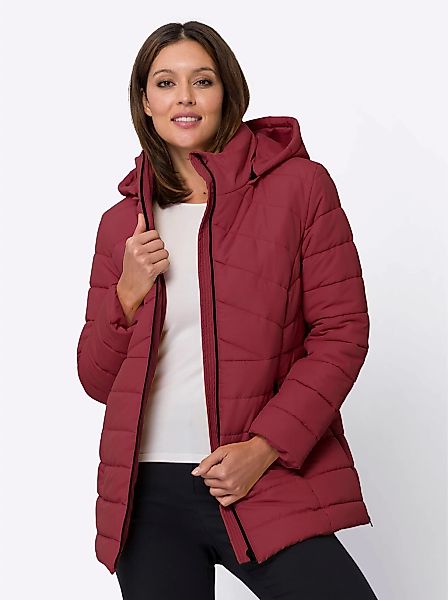 Classic Basics Steppjacke mit Kapuze günstig online kaufen