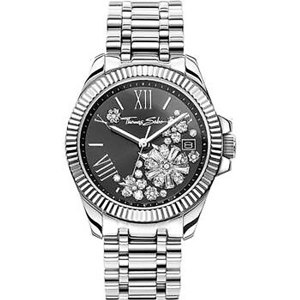 THOMAS SABO Quarzuhr DIVINE FLOWER WA0421-201-201-33MM, günstig online kaufen