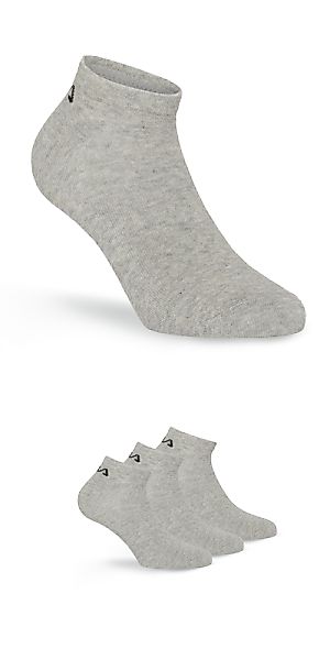 Fila Socken "UNISEX INVISIBLE PLAIN SOCKS" 3 Paar tlg. mit eingestricktem L günstig online kaufen