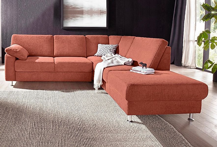 sit&more Ecksofa "Belfort L-Form", wahlweise mit Vorziehsitz und Bettkasten günstig online kaufen