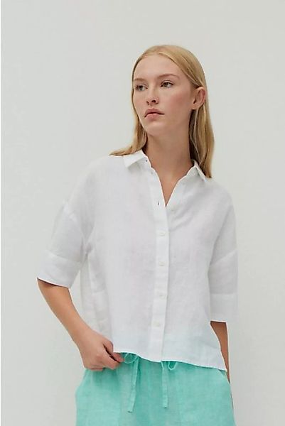 THE FASHION PEOPLE Blusentop Cropped blouse linen günstig online kaufen