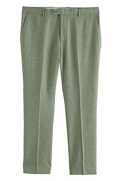 Next Anzughose Strukturierte Tailored Fit Anzughose aus Leinen (1-tlg) günstig online kaufen