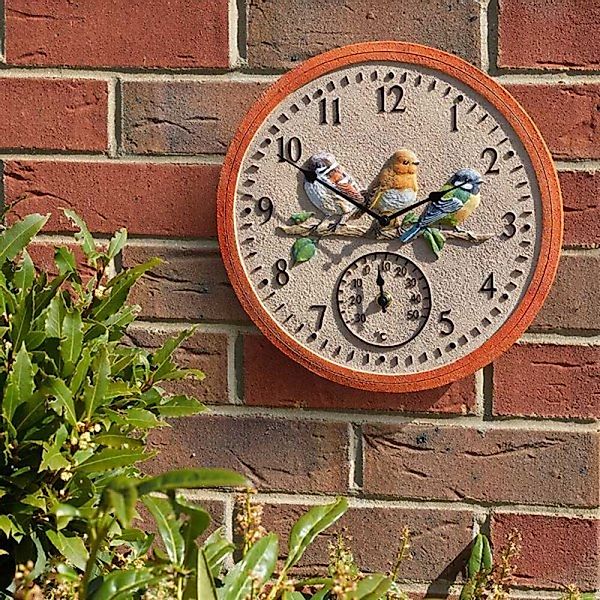 Smart Garden Wanduhr BirdWood Wanduhr, 30 günstig online kaufen