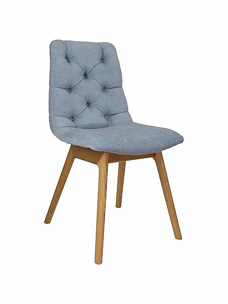 andas 4-Fußstuhl "Ramon", (Set), 2 St., Chenille, mit Massivholzbeinen, ver günstig online kaufen