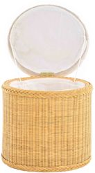 Krines Home Wäschekorb Rattan Sitzhocker mit günstig online kaufen