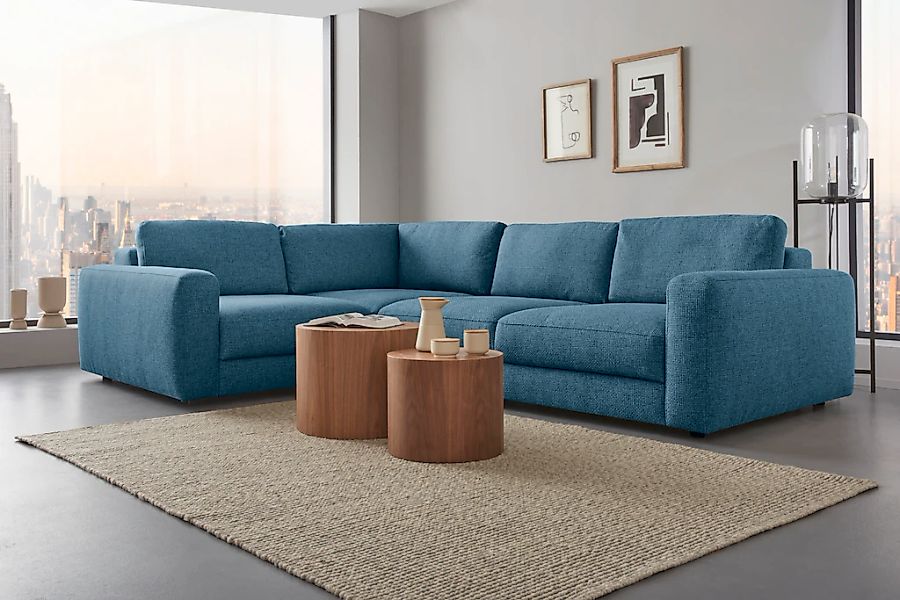 Home affaire Ecksofa "Bloomfield, Breite 304cm, Mega Polsterecke mit viel P günstig online kaufen