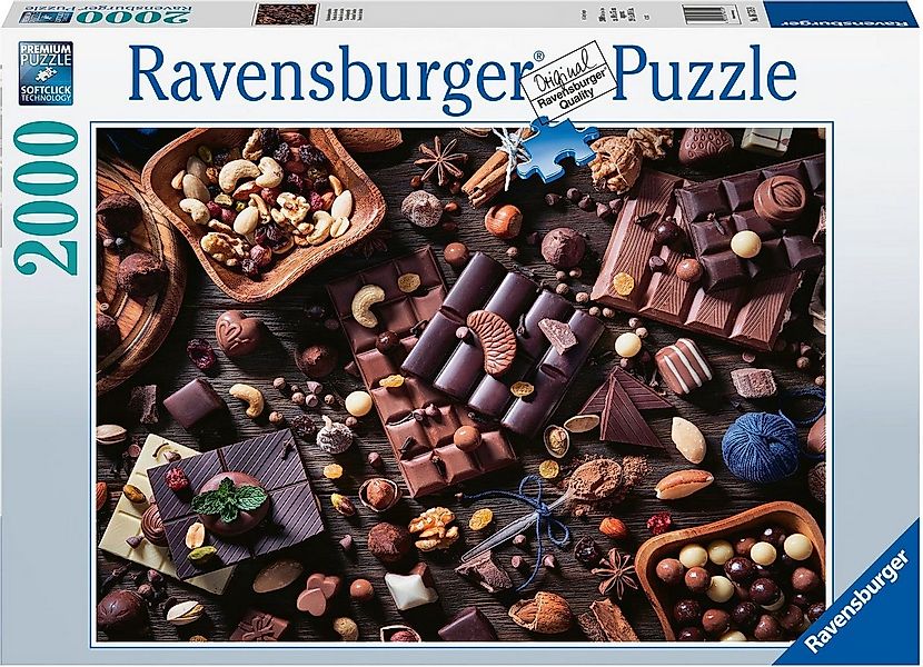 Ravensburger Puzzle Schokoladenparadies, 2000 Puzzleteile, Made in Germany günstig online kaufen
