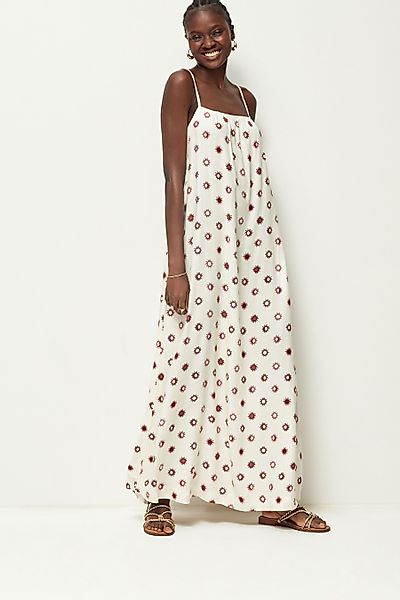 Next Maxikleid Maxikleid mit Rückenschleife, Kurzgröße günstig online kaufen