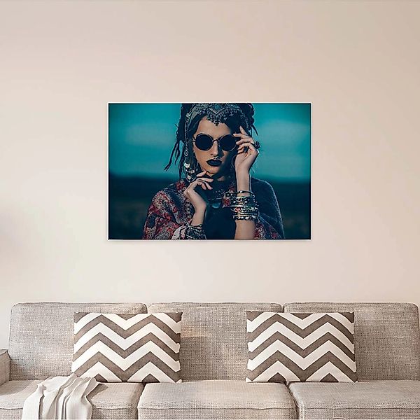 Bricoflor Boho Wandbild Im Hippie Stil Ausgefallenes Bild Auf Leinwand In B günstig online kaufen
