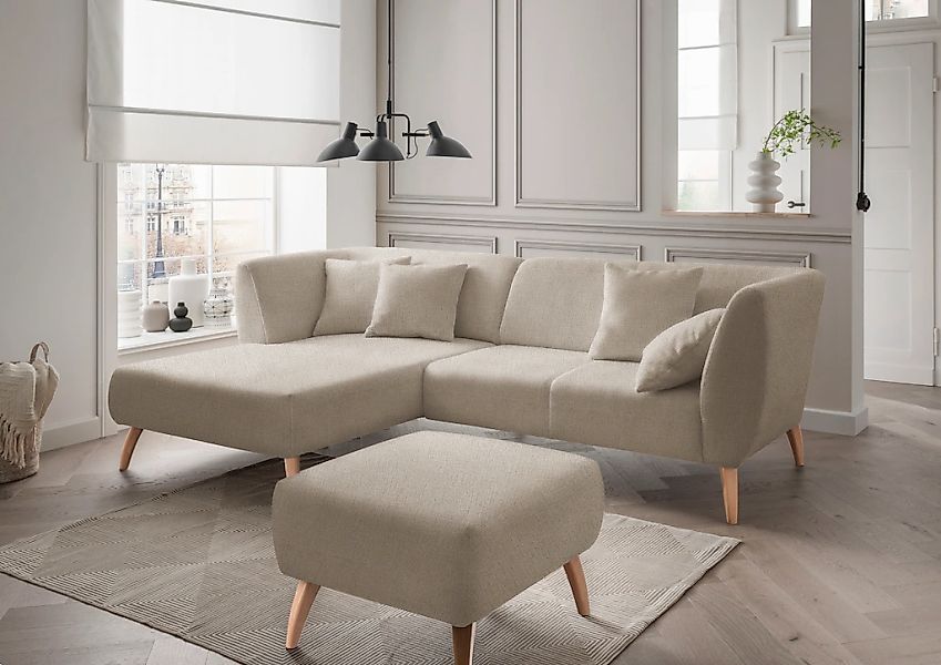 INOSIGN Ecksofa "Colori Polstermöbel mit zeitlos eleganter Rückenführung. L günstig online kaufen