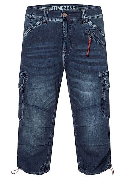 Timezone Herren 3/4 Cargo Jeans LOOSE MILESTZ SHORT Mid Waist Loose Fit - B günstig online kaufen